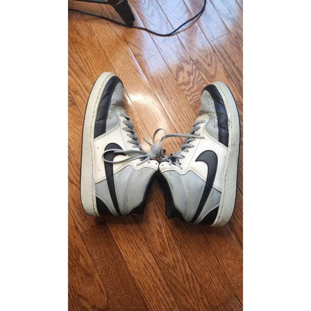Size 9 - Nike Court Vision Next Nature Mid Light Smoke Grey Sail